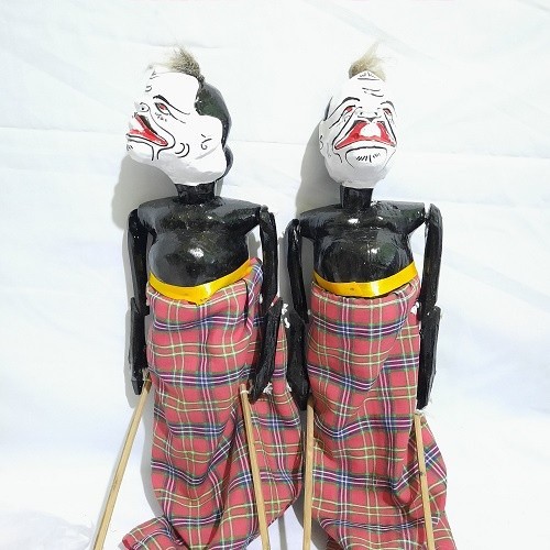 Mainan Wayang Golek Semar Badranaya Wayang Golek Kayu Ukuran Kecil Tinggi 35 cm