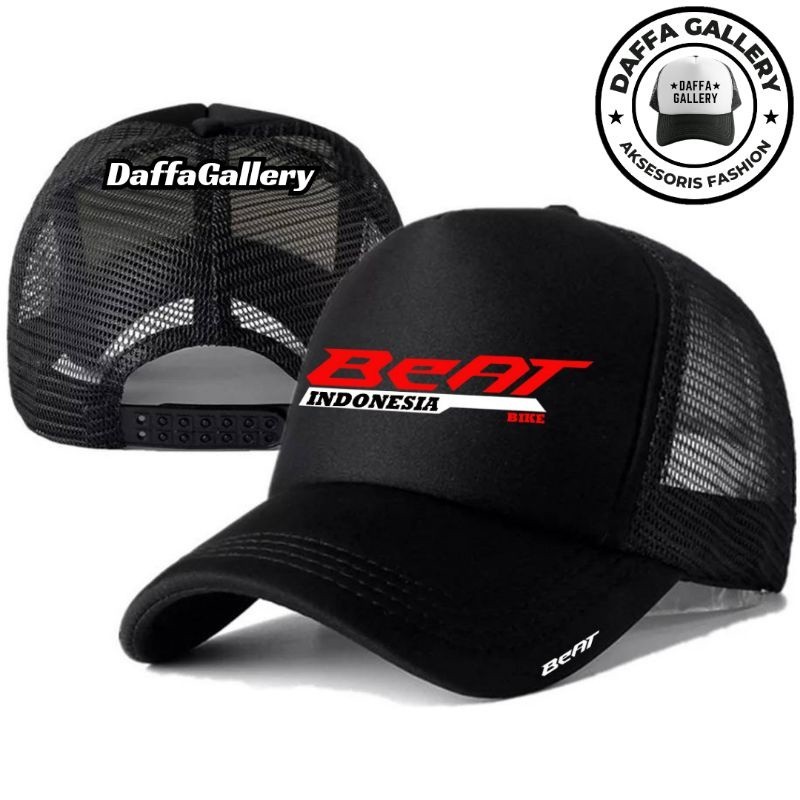 Daffaa Gallery Topi Trucker HONDA BEAT - Topi Distro HONDA BEAT Logo - Topi HONDA BEAT Premium - Top