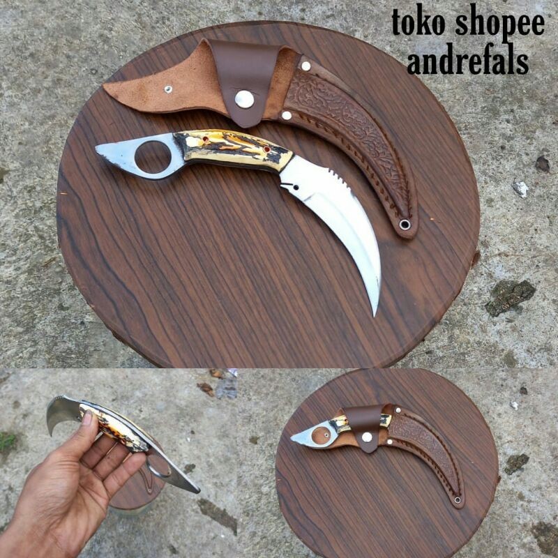 KARAMBIT AGAK BESAR ASLI TAJAMM _ KRAMBIT MINANG