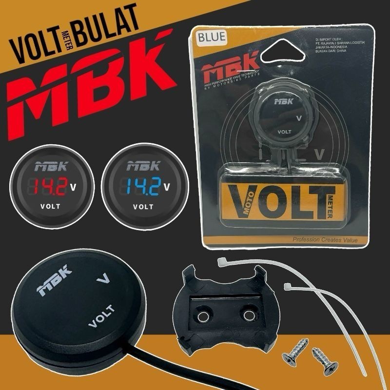 Digital Volt meter Motor MODEL BULAT Waterproof