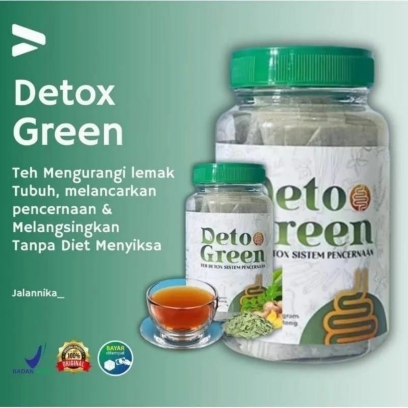 

VIRAL!! Deto Green Teh Detox Pembersih Usus Kotor Pelangsing Badan Ampuh Melancarkan BAB Perut Jadi Enteng