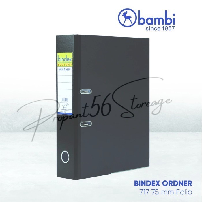 

Odner Bindex Ecology 717 Folio 75 mm (12 Pcs) - Hitam