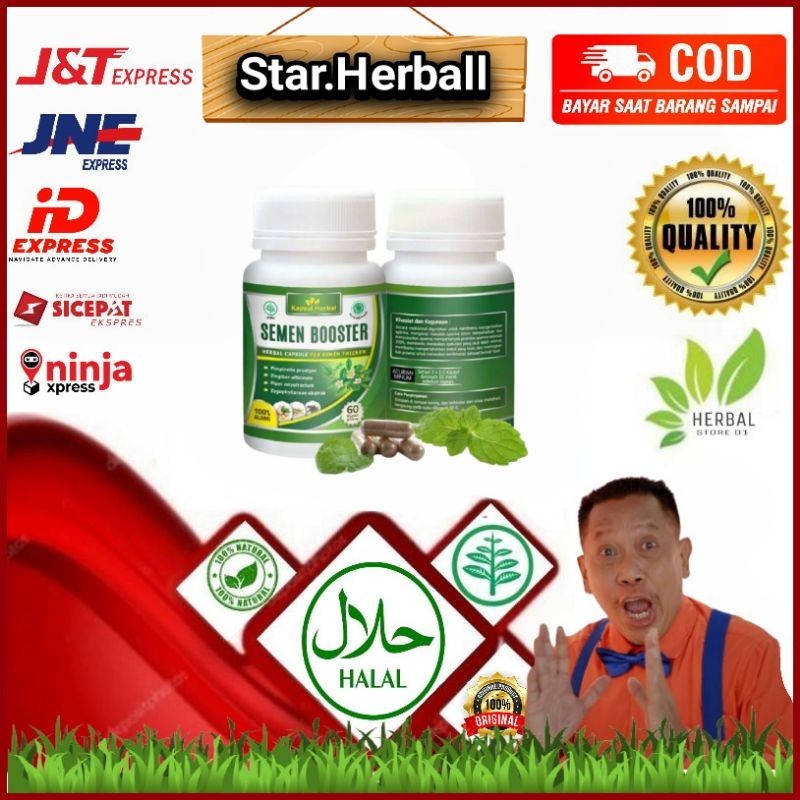 SEMEN BOOSTER - SEMEN BOOSTER PENYUBUR + PENGENTAL SEPERMA Semen booster