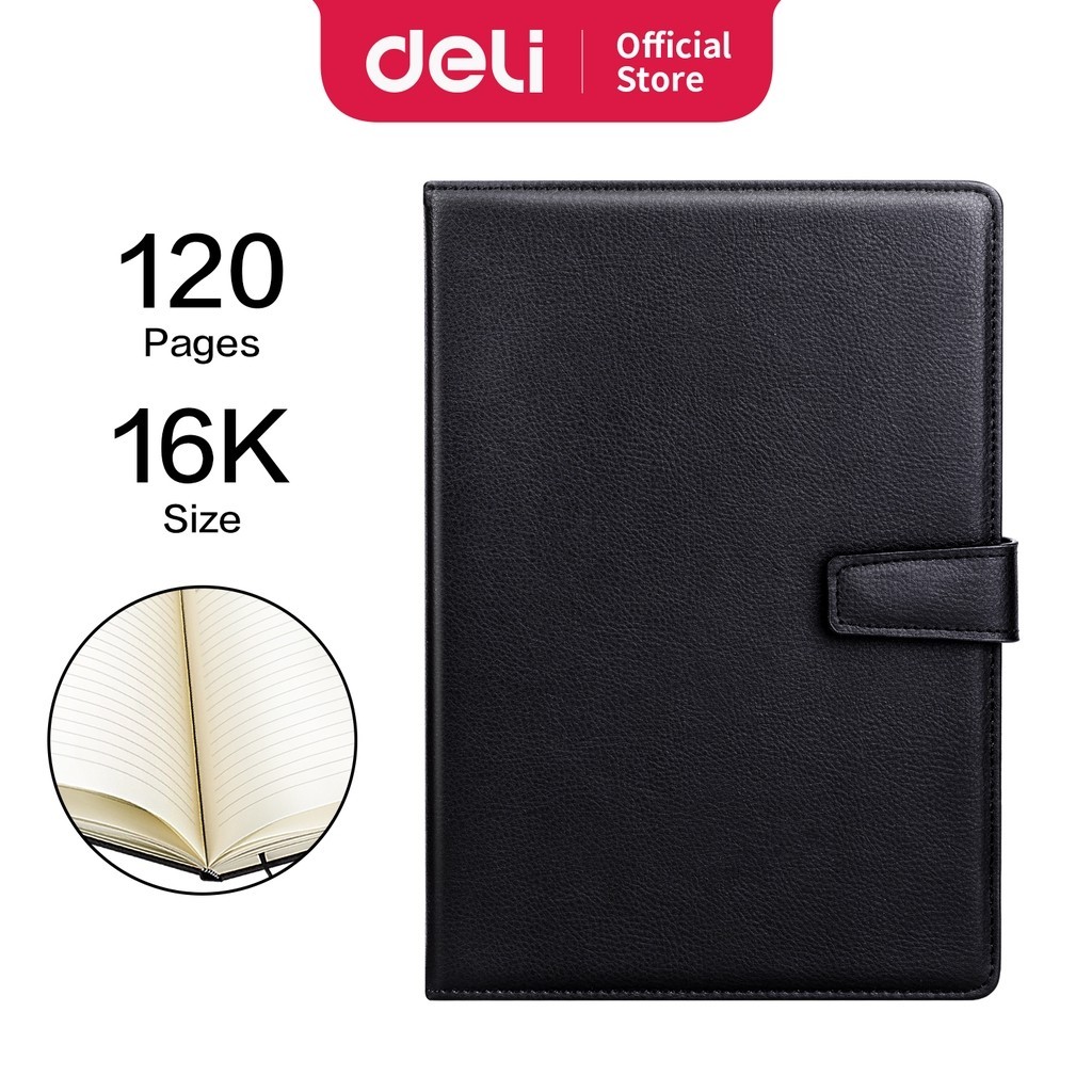 

Deli Notebook / Buku Catatan Concise 16K 120 Lembar - 3302