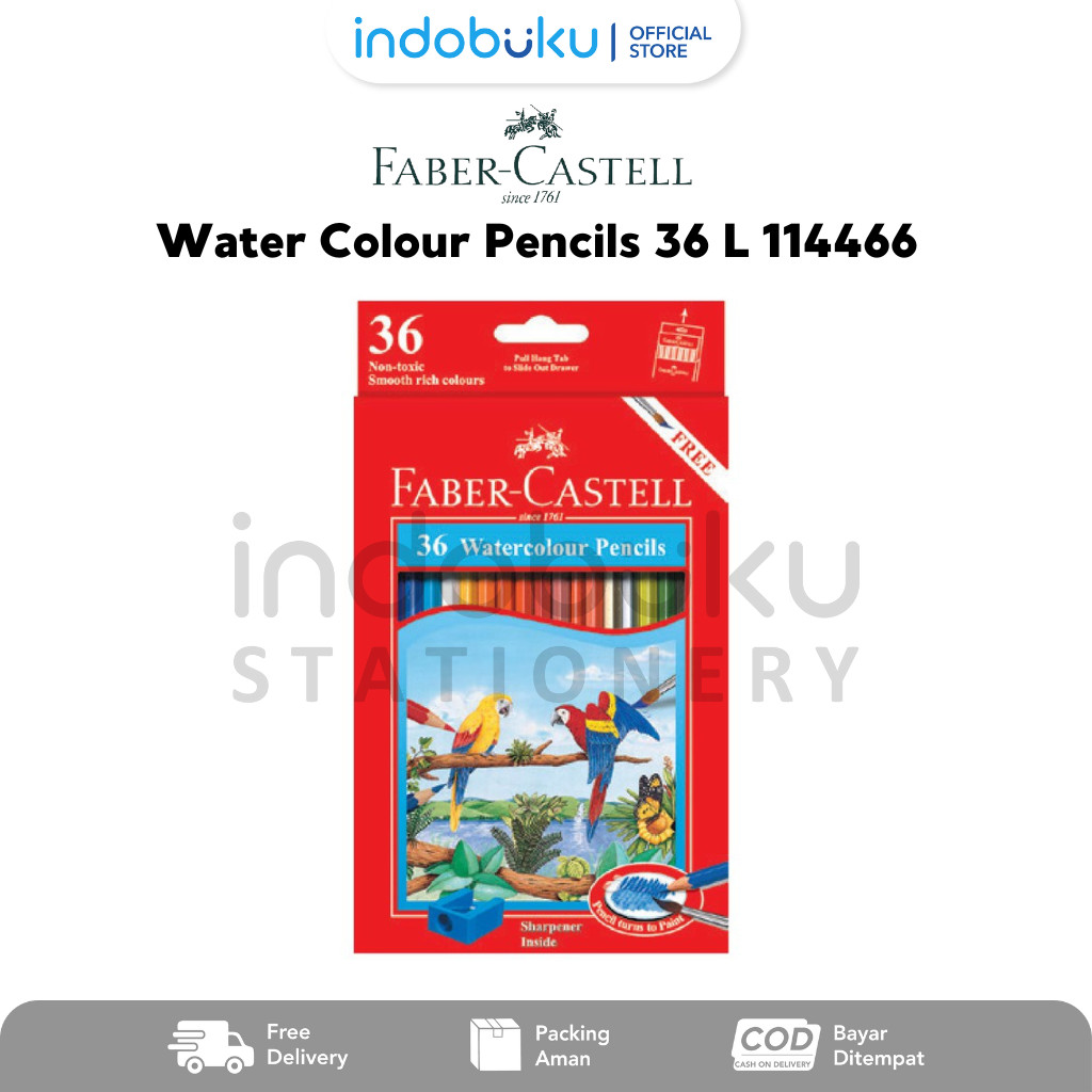 

Water Colour Pencils 36 Long Faber-Castell 114466