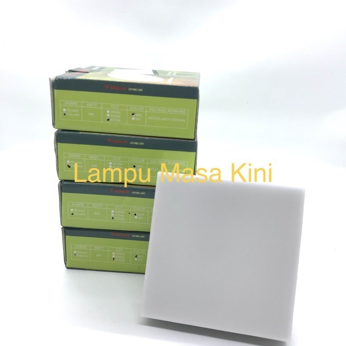 Lampu downlight Led Panel Kotak 6watt Outbow Vacolux cahaya Putih
