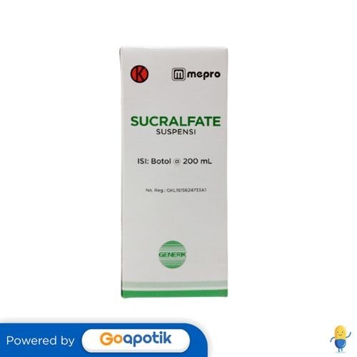 Sucralfate Meprofarm 500 Mg/5 Ml Suspensi 200 Ml