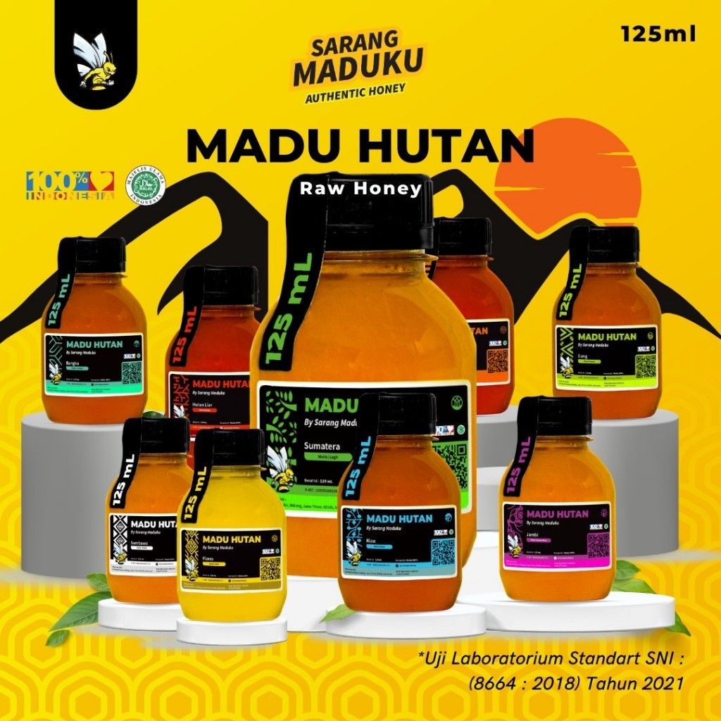 

Sarang Maduku - Madu Hutan Liar Asli 100% Raw Honey Madu Sumbawa Sumatera Flores Bangka Riau Jambi Gung Akasia - Semarang