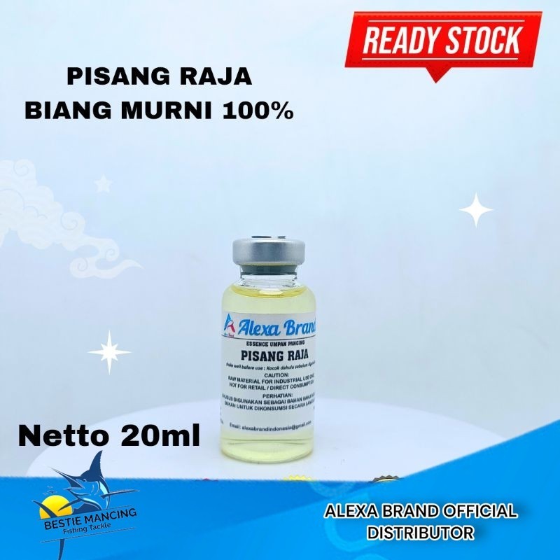 Essen Pisang raja biang murni 100% - Banana - Esen pisang Alexa Brand- umpan pancing