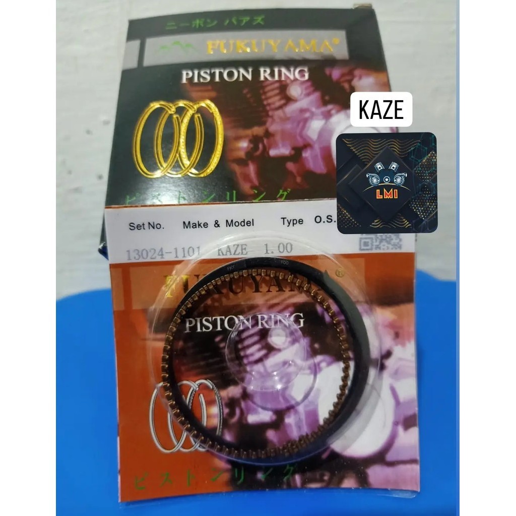 Ring Piston Cincin Piston KAZE Fukuyama Std;0.50;1.00