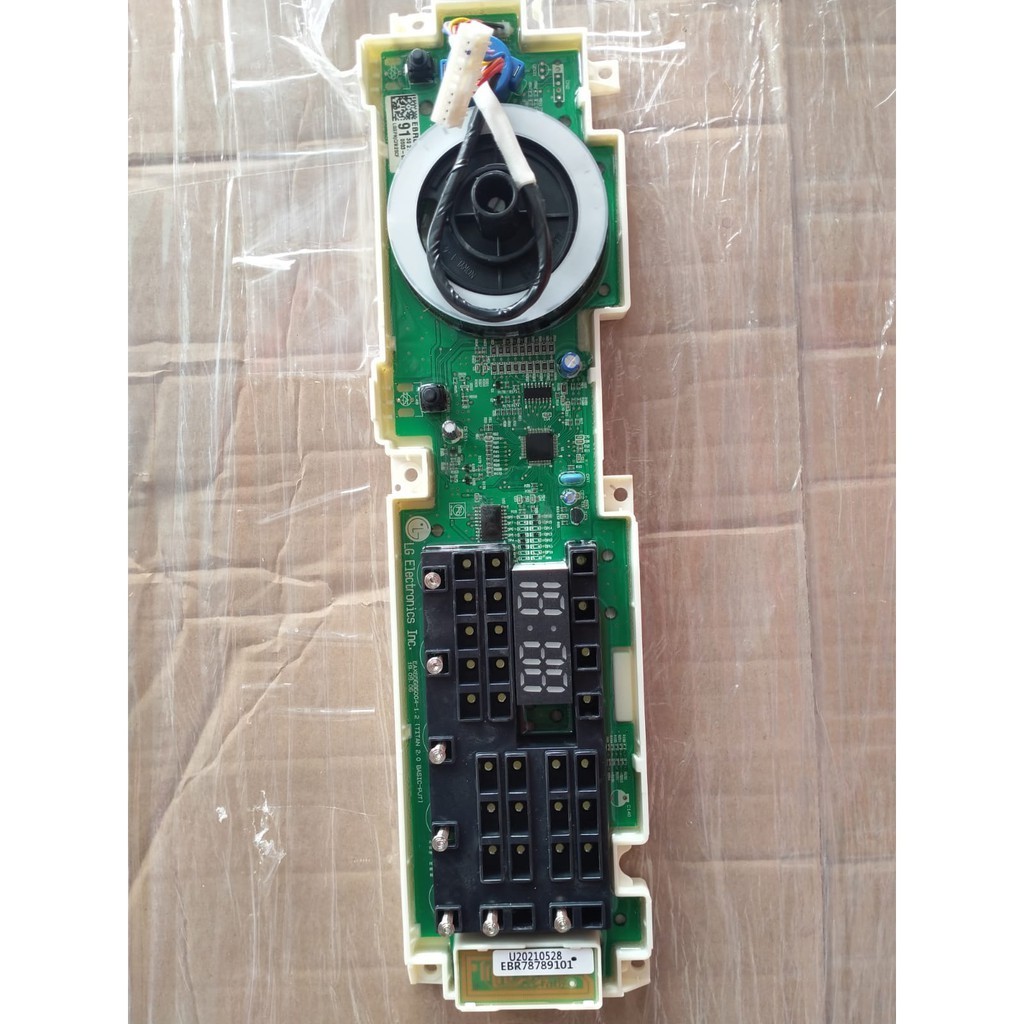 PCB DISPLAY MESIN CUCI LG FRONT LOAD EBR80153791 MODEL FC1207N5W FC1207S5W