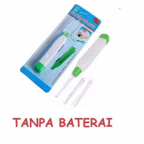 Korek Kuping Pembersih Telinga Plastik LED Tanpa Baterai SALE Earpick