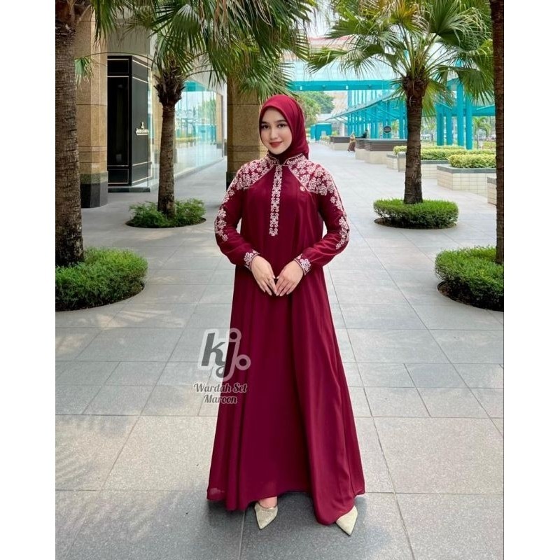NEW 2024"BIG SALE KHADIJAH MODE~WARDAH SET/GAMIS KHADIJAH MODE ORI/GAMIS PESTA PRO