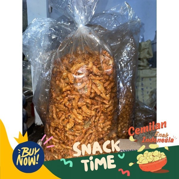 

PROMO HEMAT 1KG KERIPIK USUS AYAM PEDAS DAUN JERUK CRISPY RENYAH