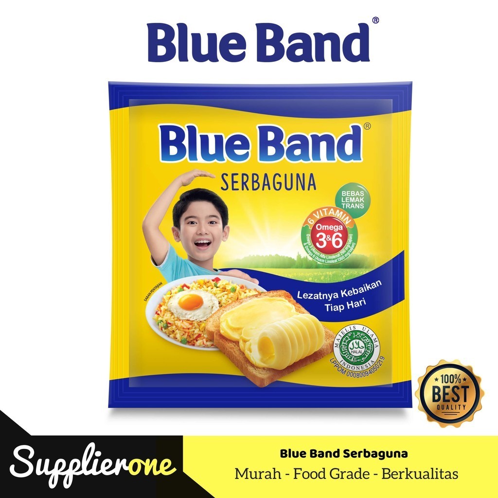 

Blue Band Serbaguna 200 gr / Blue Band / Blue Band 200 gram / Mentega Blue Band / Blue Band Serebaguna