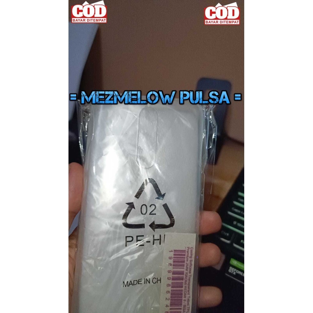 Casing Tebal Softcase Transparant Clear Silicone Case XIAOMI REDMI 8 / REDMI 8A