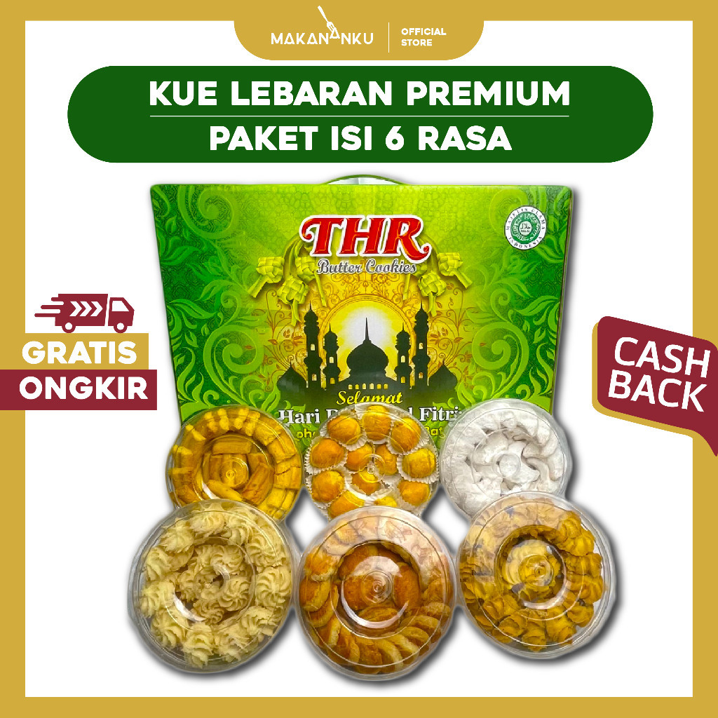 

DISKON Paket Kue lebaran Premium THR Isi 6 Varian Rasa Kacang Nastar Putri Salju Murah Toplesan Idul Fitri Hampers Lebaran Kue Kering Idul Fitri Parcel Parsel Lebaran Idul Fitri Bingkisan Lebaran Idul Fitri