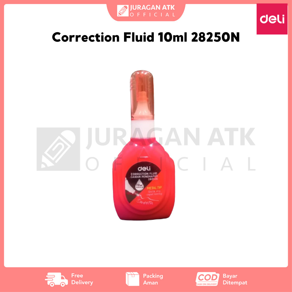 

Correction Fluid Deli 10ml Tipe X Deli 10ml 28250N