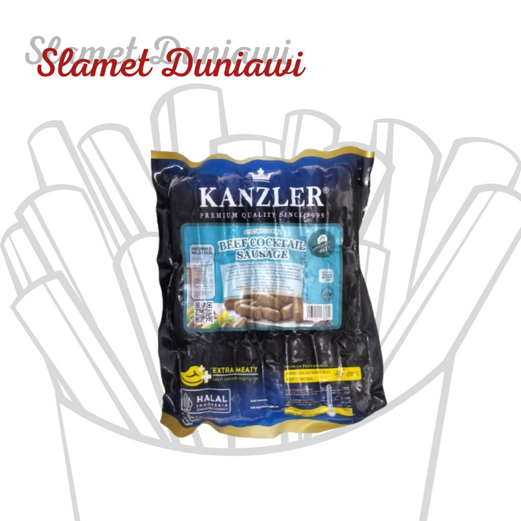 

Kanzler Sosis Beef Cocktail 250g