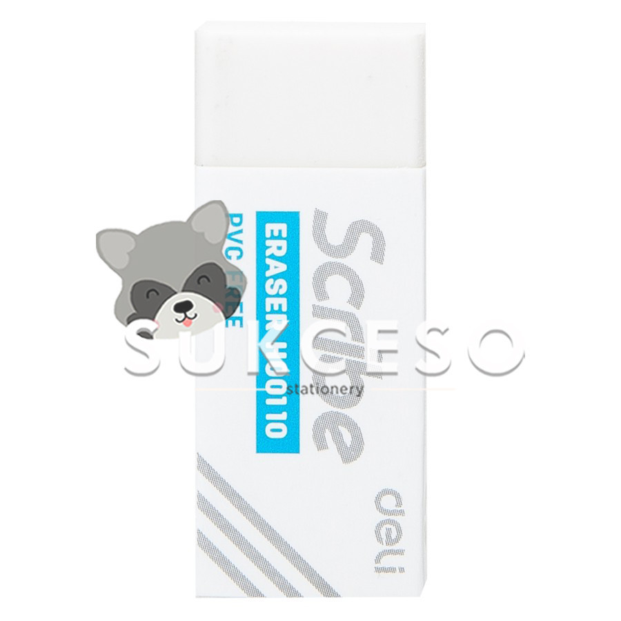 

Deli Penghapus White H00110 SCRIBE Karet Penghapus Eraser Dust Free