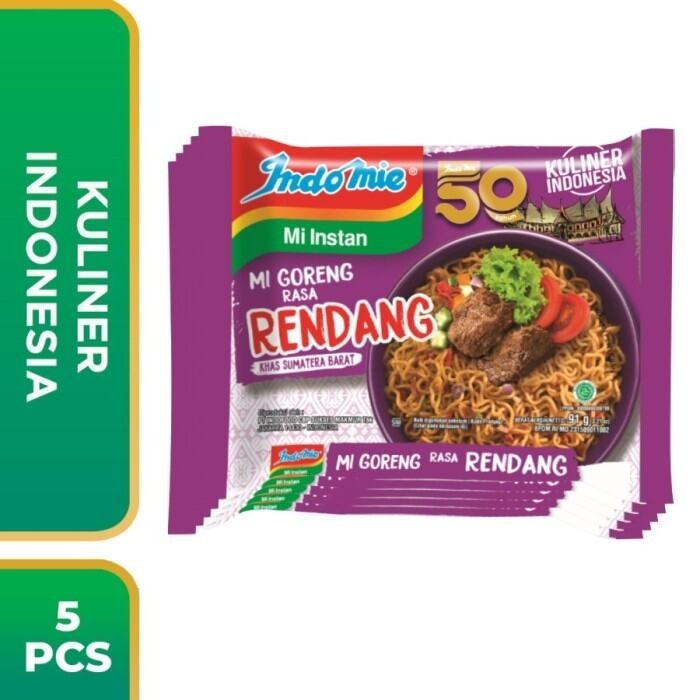 

Warung M2- Indomie rendang 5 pcs 91gr Indomie rasa rendang mie Indomie rendang
