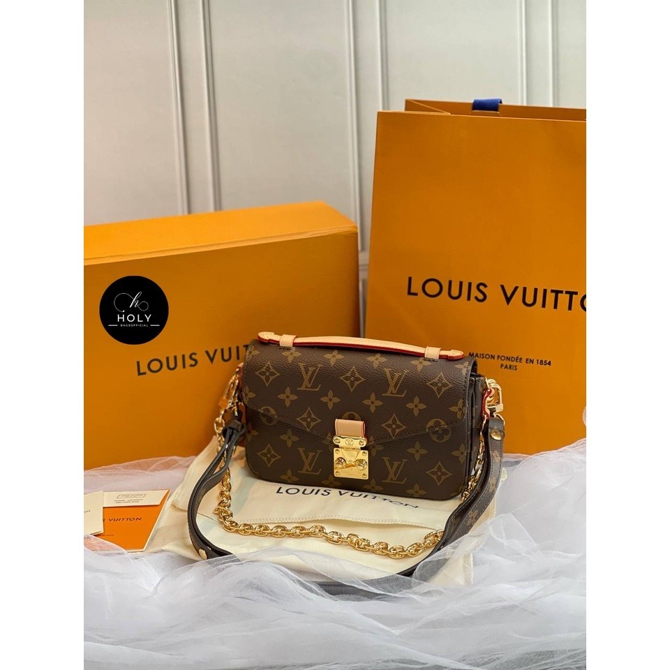 promo spesial TAS WANITA BRANDED LOUIS VUITTON POCHETTE METIS EAST WEST MINI NEW