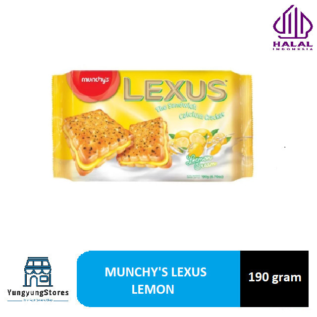 

Munchy's Lexus Biskuit Sandwich Crackers Aneka Rasa 200 Gram - Salted Vanilla