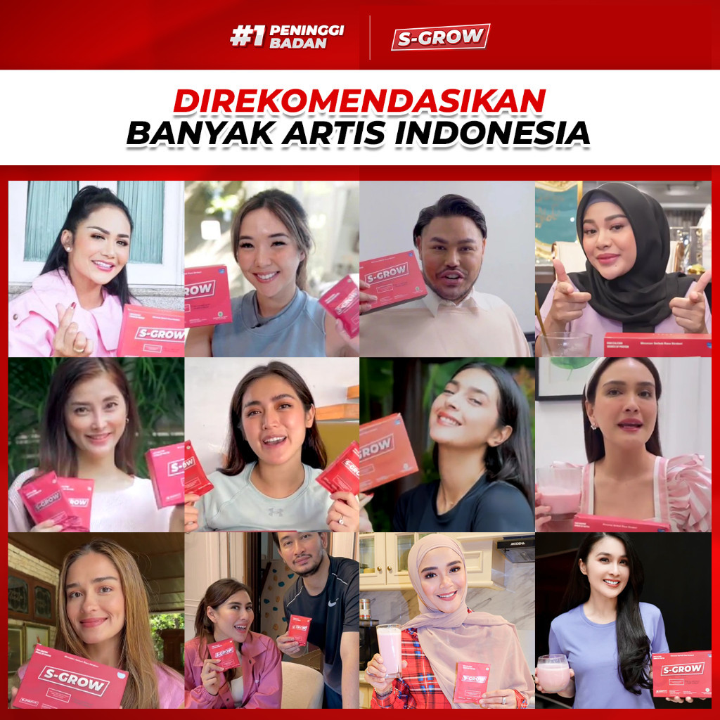 S-GROW #1 Peninggi Badan Terbaik Untuk Remaja dan Dewasa BPOM ORIGINAL [ BISA COD ] BAYAR DI TEMPAT