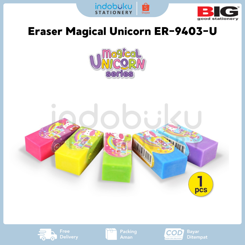 

Eraser Magical Unicorn BIG ER-9403-U / Penghapus Unicorn Series BIG Kecil ER-9403-U