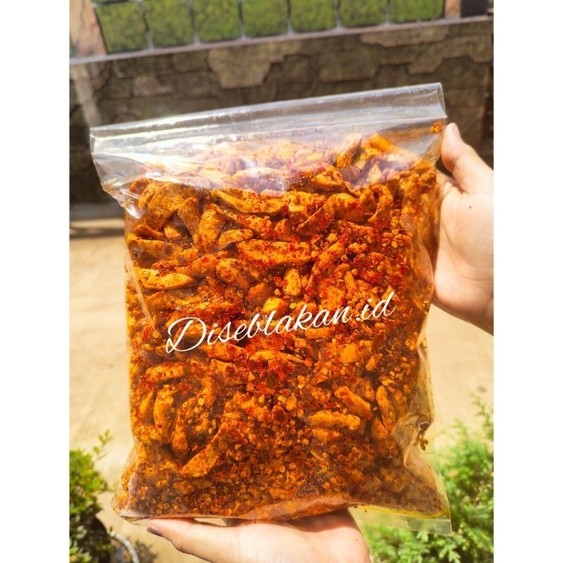 

promo terbatas (PROMO) Basreng pedas daun jeruk 1kg COD readyy stok 1