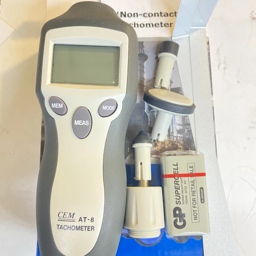 Digital Tachometer CEM AT 8 Contact Non Contact Kualitas Bagus