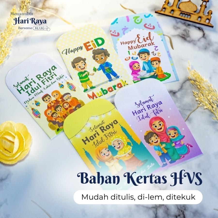 

KLUG ANGPAO LEBARAN 4000 KECIL - AMPLOP IDUL FITRI KECIL MINI