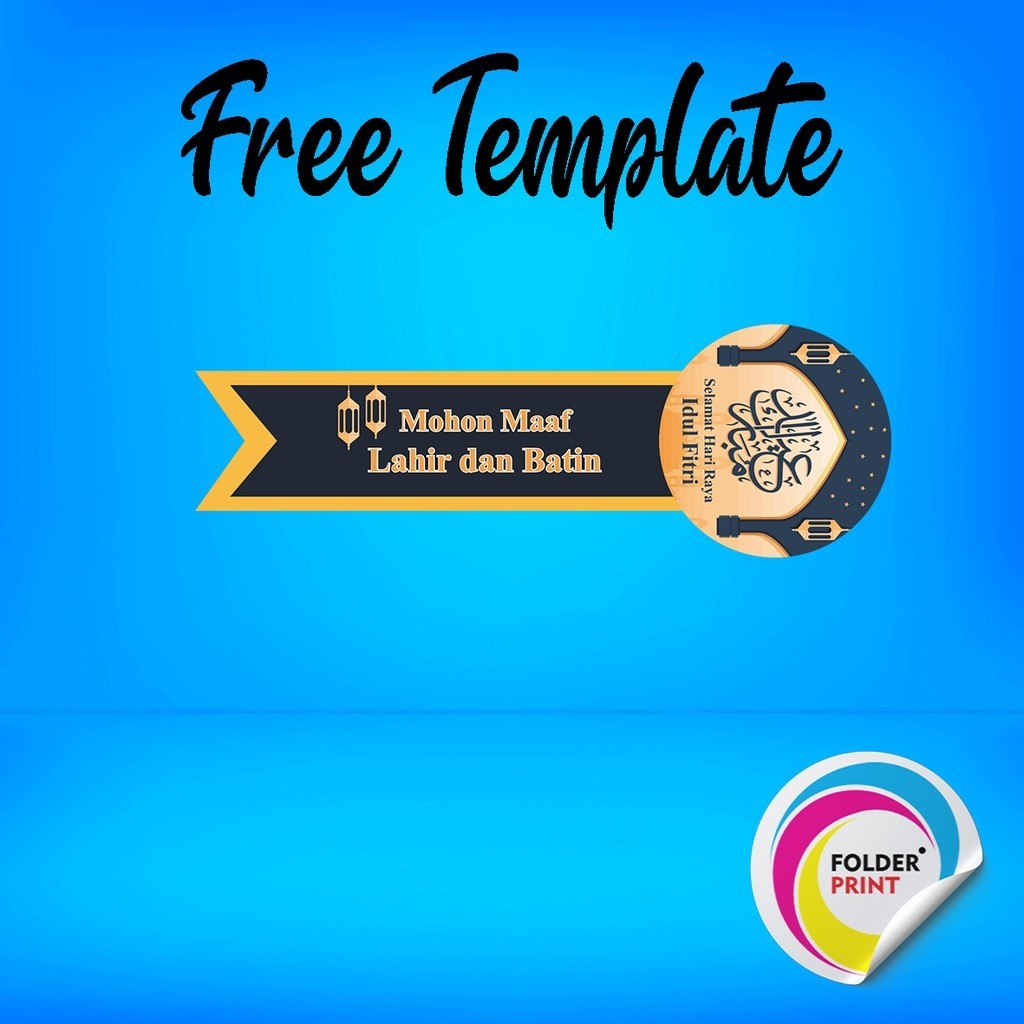 

Stiker Kue Kering Lebaran Custom Label Segel Toples Kualitas Premium