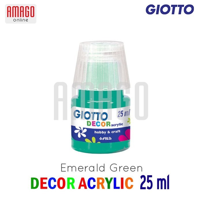 

GIOTTO Decor Acrylic Cat Akrilik Dekorasi 25 ml - warna Emerald Green - 538114