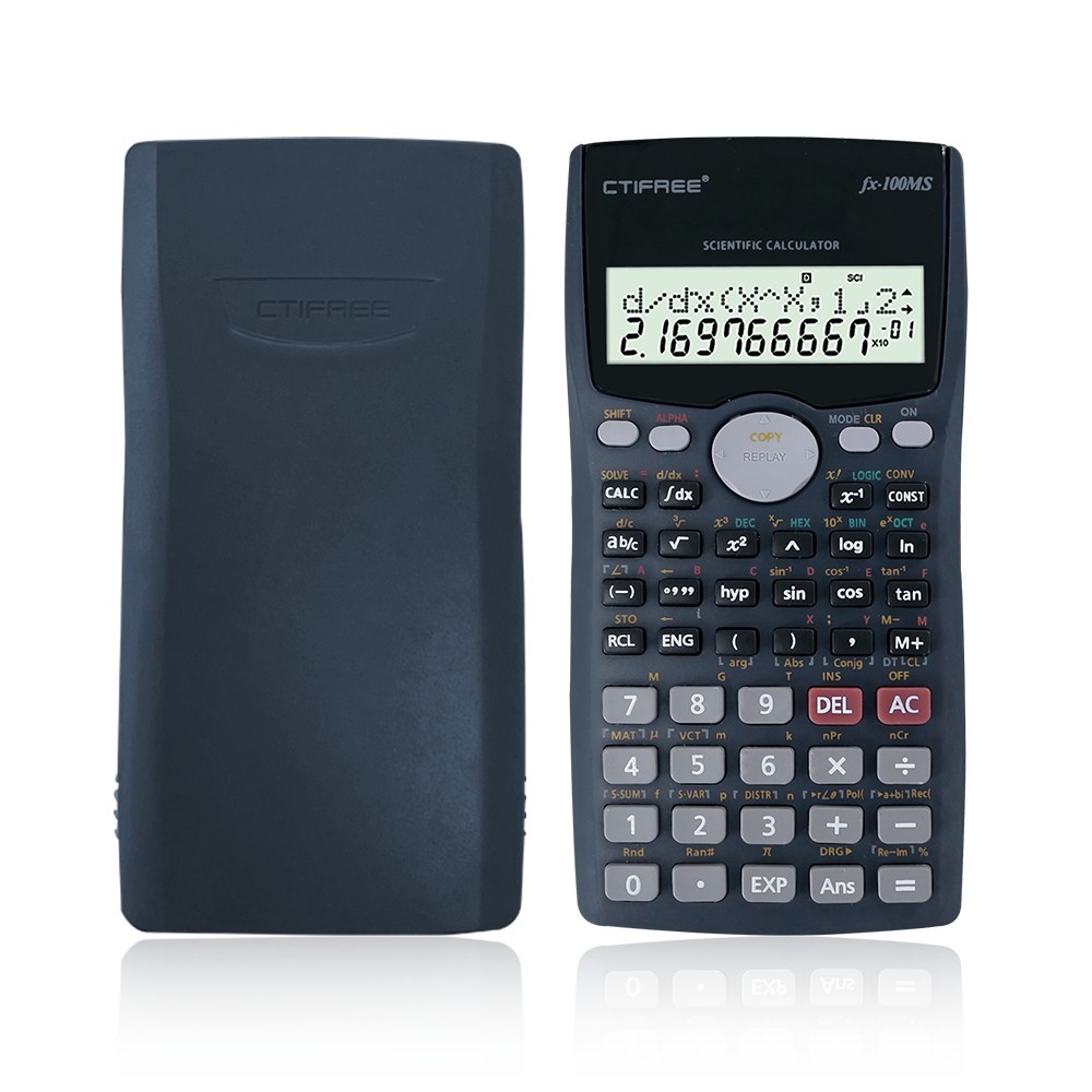 

FX-100MS Kalkulator Fungsi Pemeriksaan Sekolah 10 2 Digit Kalkulator Ilmiah Matematika Canggih Elektronik