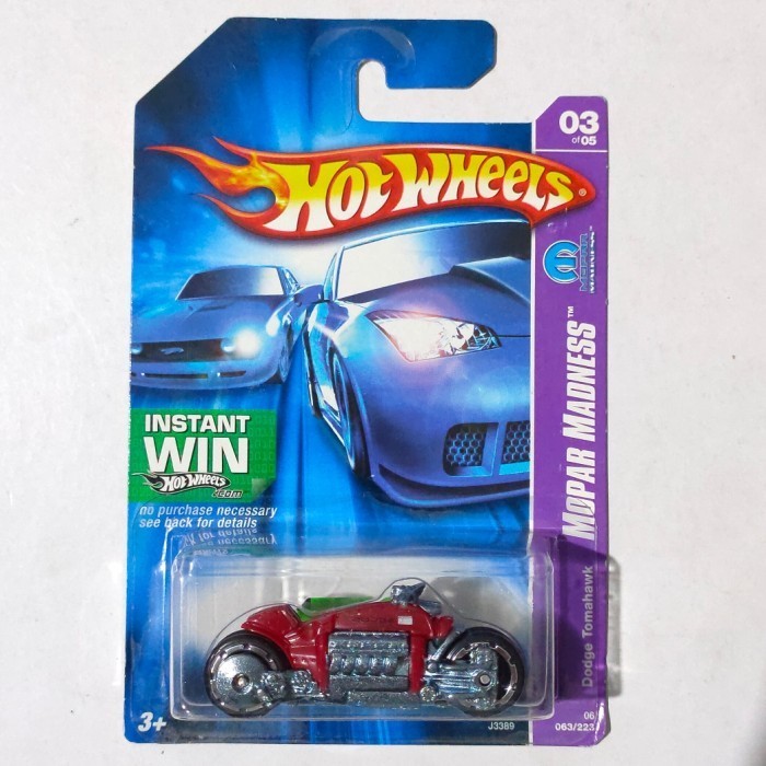 HW Hot Wheels Dodge Tomahawk merah 2007 -DD24