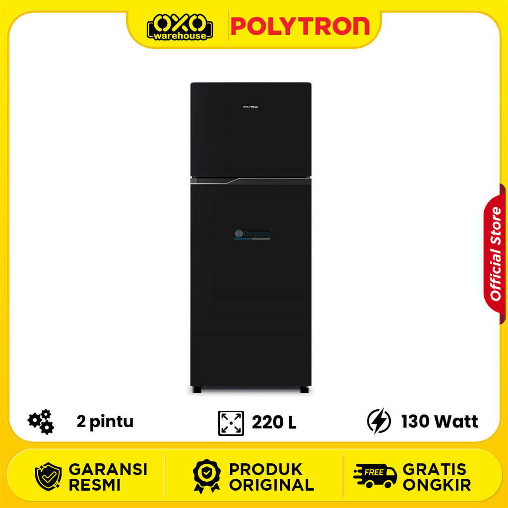 Polytron Kulkas Prw-23 ZX 2 Pintu  Low Watt Garansi Resmi