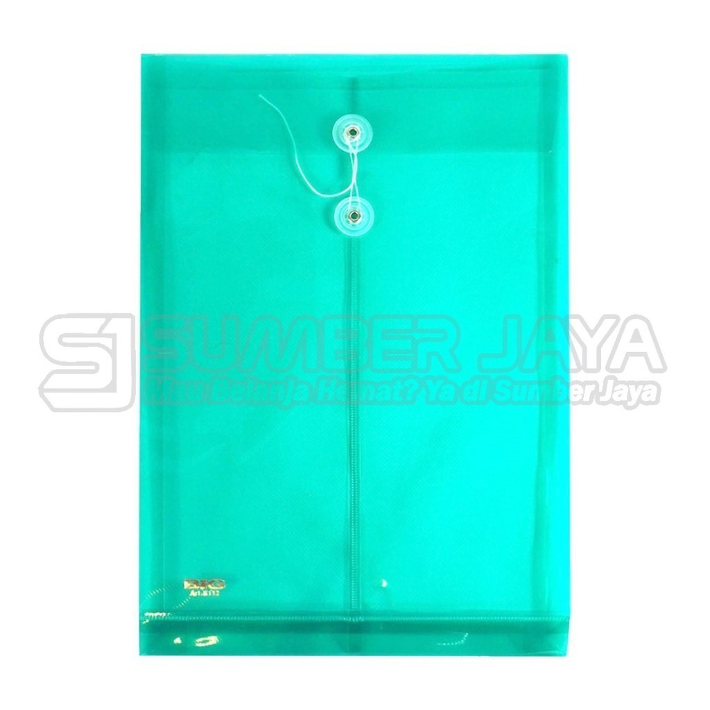 

File Organizer Map Plastik Tali Big Transparan Data Bag Warna F4 Folio