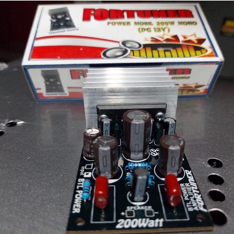 SPro1 kit power MOBIL 12V BTL 200 WATT FORTUNER