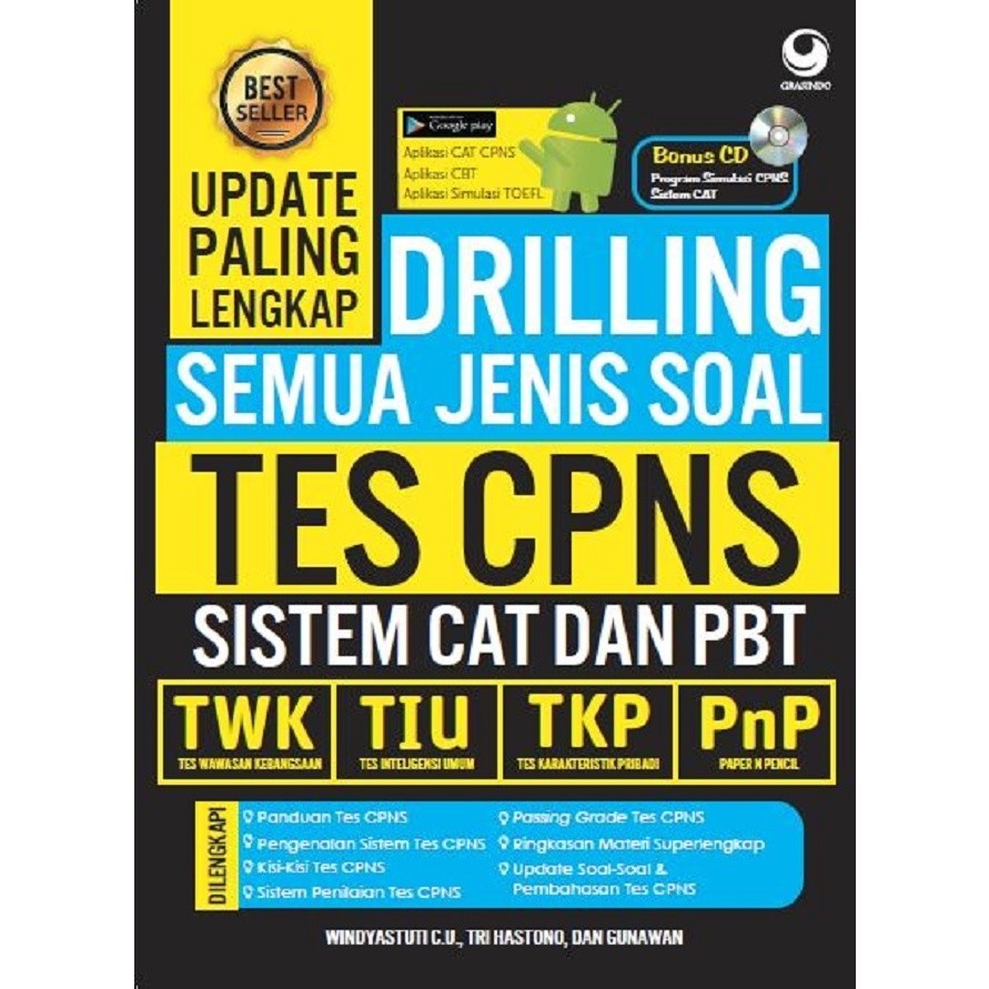 

[EB-1336] Drilling Semua Jenis Soal Tes CPNS (Sistem CAT dan PBT) - PDF