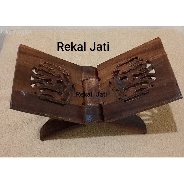 

Rekal Al Quran Kayu Jati Mini murah