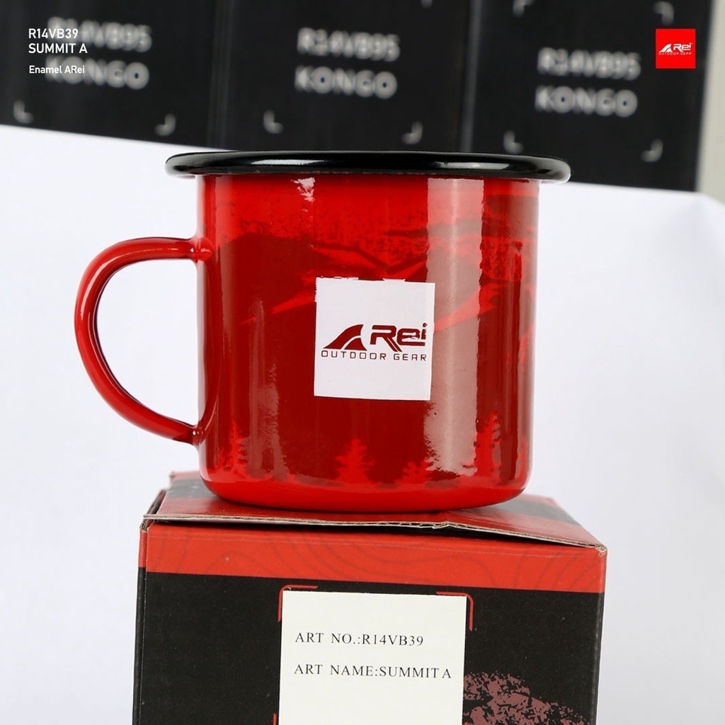 Mug Enamel Rei Summit A Gelas Camping Gelas Outdoor Gelas Enamel Arei Outdoorgear