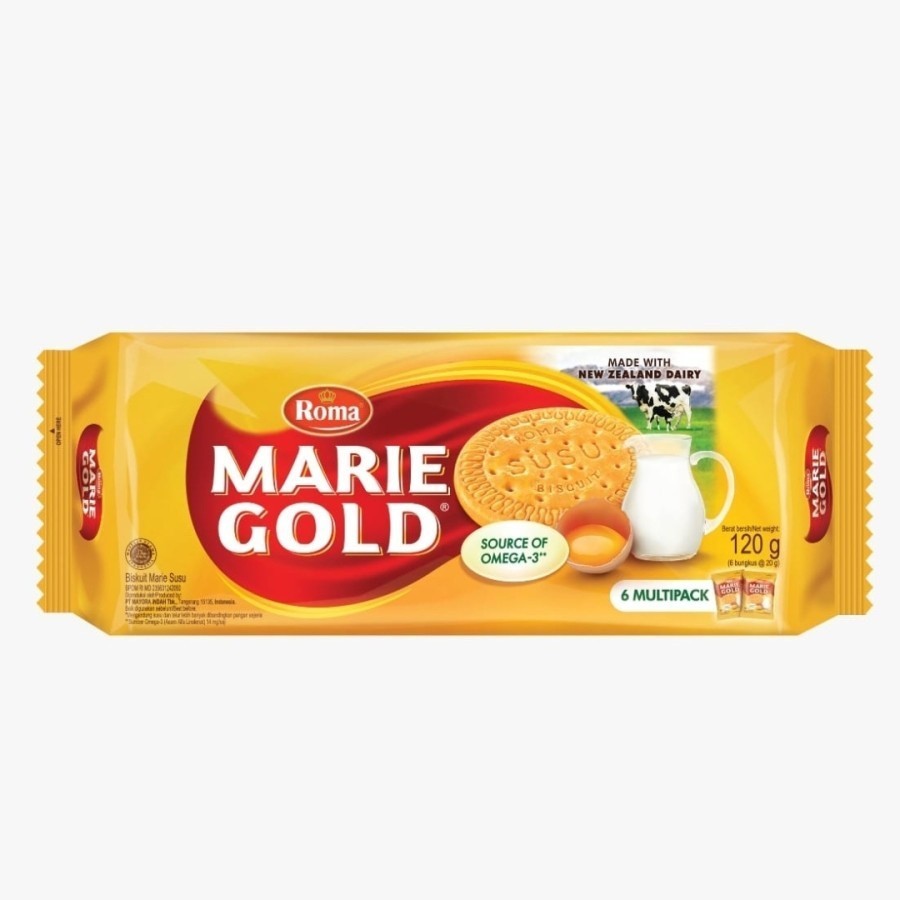 

Biscuit Roma Marie Gold 120 Gram Biskuit Marie