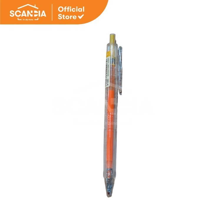 

SCANDIA Pulpen Retractable Gel Pen Neon Apricot Orange 0.5 (AGPH5603)