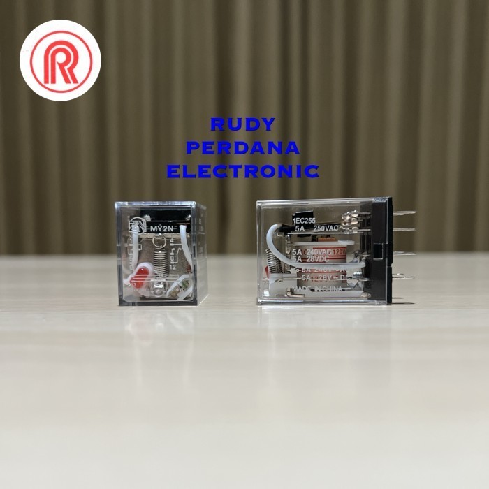 RELAY MY2N OMRON ZN 8P 8 PIN KAKI 110VAC AC 110V 110 VOLT -LB24