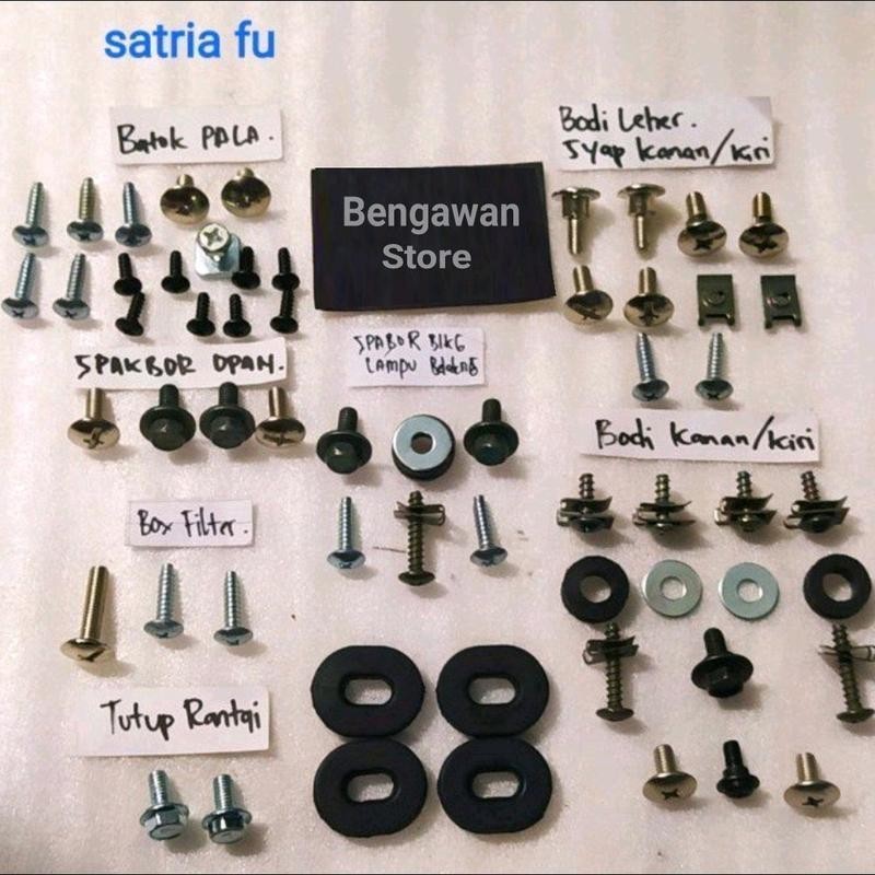 Baut lengkap fullset body satria fu