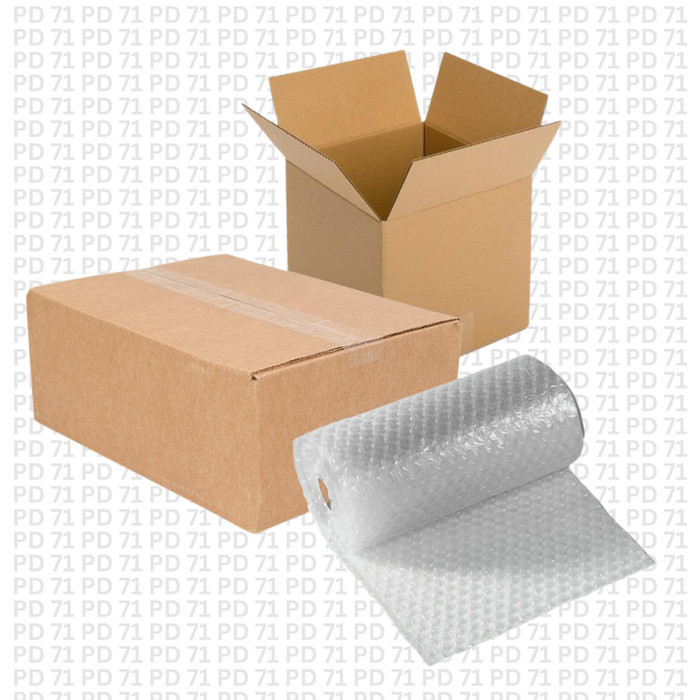 

Packaging Tambahan Bubble Wrap + Kardus
