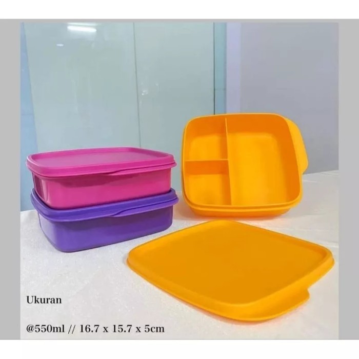 Lunch set ORINAL TUPPERRE / kotak bekal NewBYO - Loly tup random