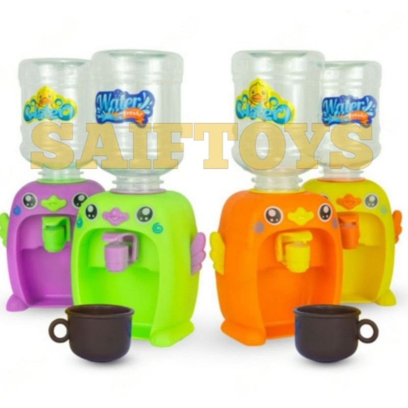 Mainan Anak Dispenser Mini / Mainan Dispenser Cangkir / Mainan Dispenser Pinguin