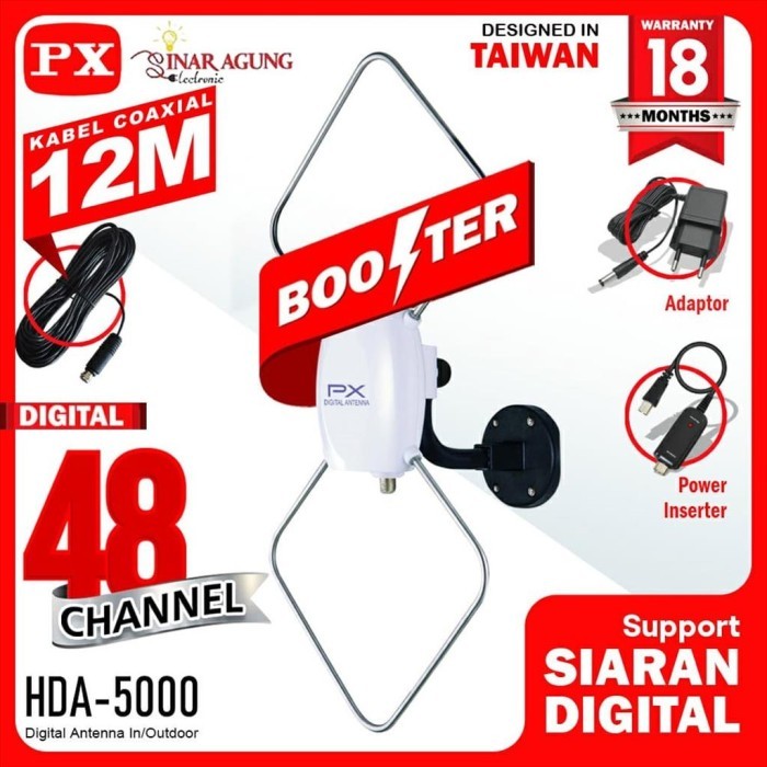 Antena Digital PX HDA5000 / HDA 5000 Outdoor 100% ORI